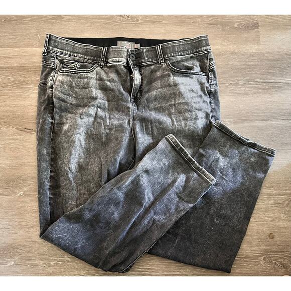 Torrid Bombshell Straight Jeans Denim Charcoal Gray Size 22R - Picture 1 of 5